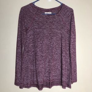 Holister maroon long sleeve shirt size small
